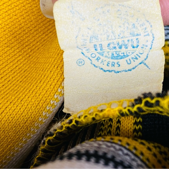 Vintage Koret of California Stripped Yellow Brown Vest Union Made - Picture 11 of 11